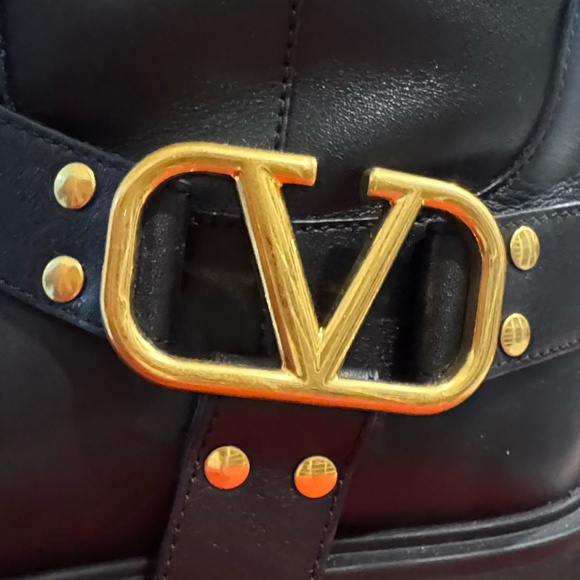 Valentino VLogo Biker Boots - Picture 7 of 7